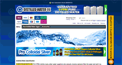 Desktop Screenshot of distilledwateruk.com